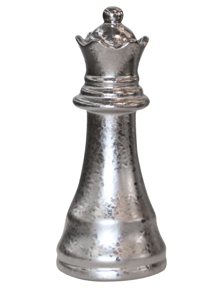 Figura de reina ajedrez de cerámica Figura de reina ajedrez de cerámica