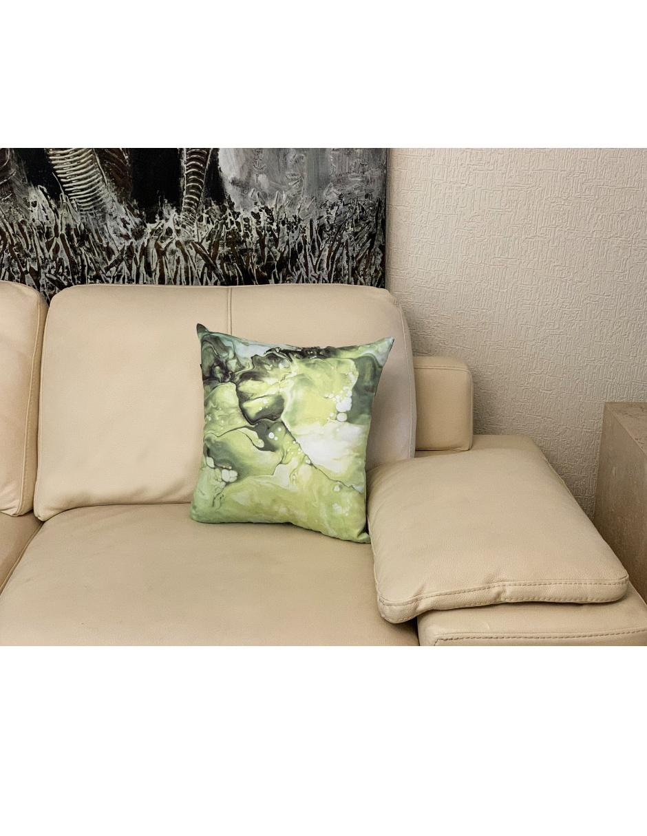 Cojín decorativo sublimado Gelato verde 6