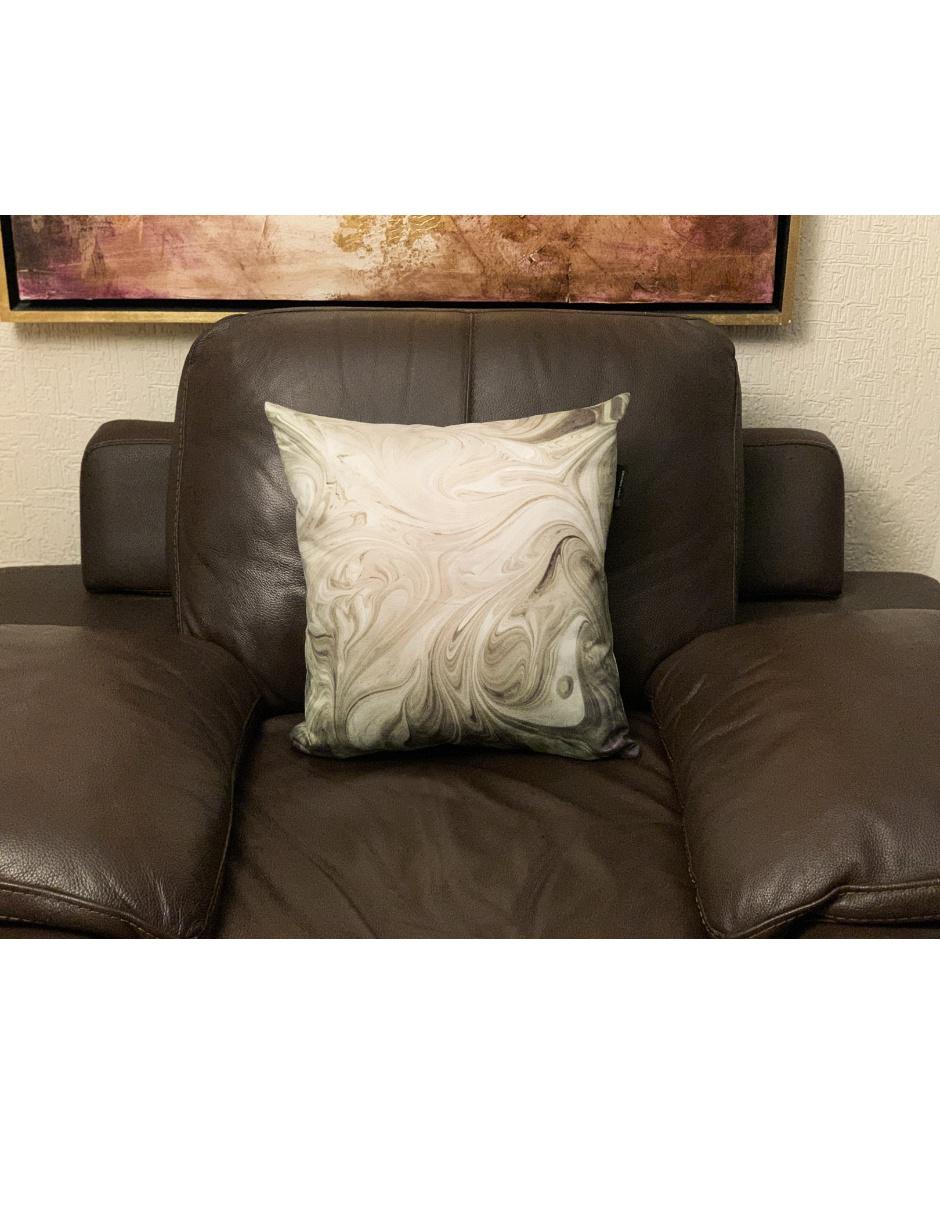 Cojín decorativo sublimado Nicanor gris 2