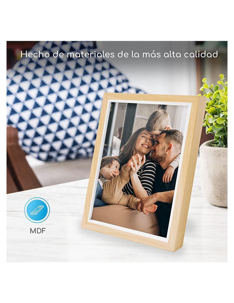 Portarretratos de madera para 1 foto 3