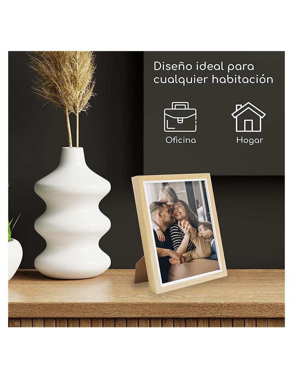 Portarretratos de madera para 1 foto 4