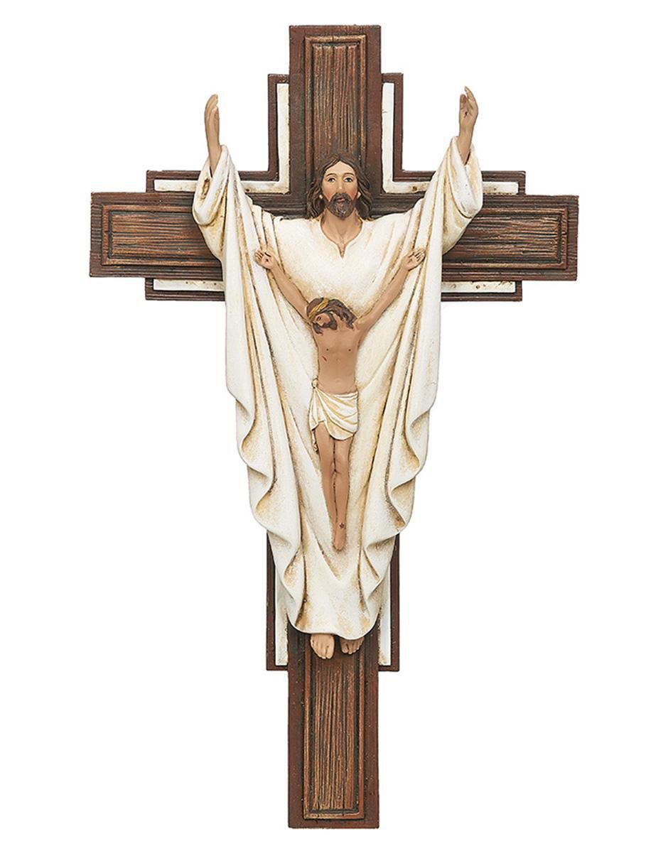 Figura decorativa Liverpool Joseph´s Studio Crucifijo Cristo Resucitado de poliresina