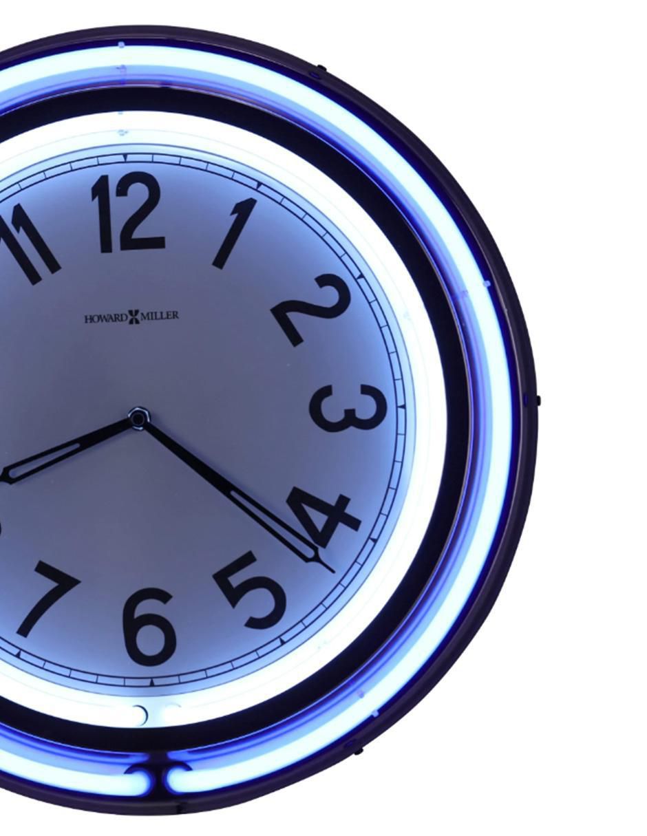 Reloj de pared Howard Miller de vidrio 3