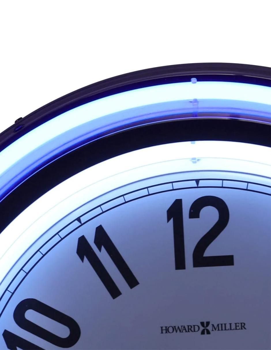 Reloj de pared Howard Miller de vidrio 2