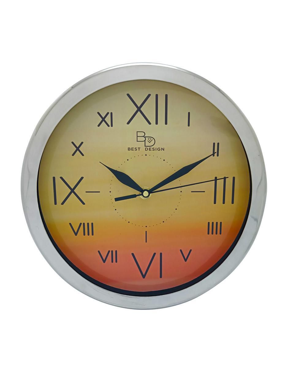 Reloj de pared Solid Sunset de plástico