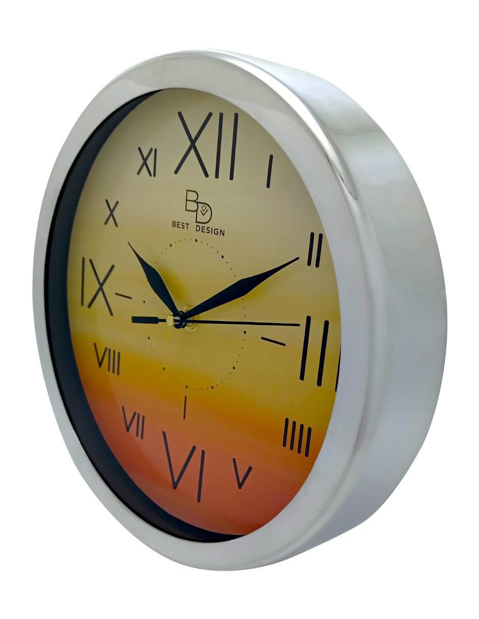 Reloj de pared Solid Sunset de plástico