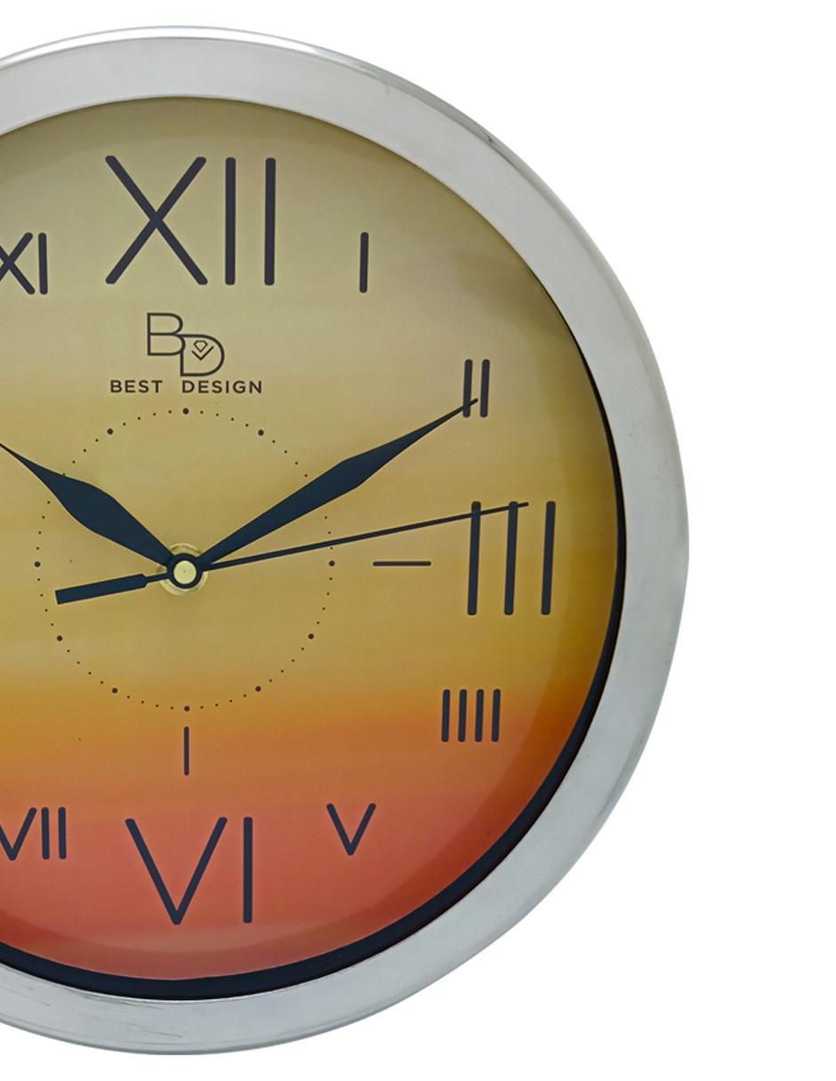 Reloj de pared Solid Sunset de plástico