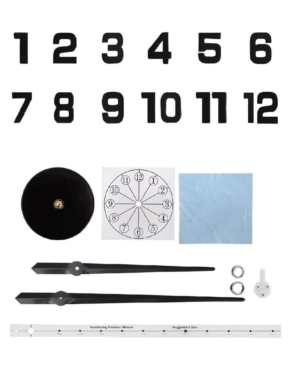 Reloj de pared de metal