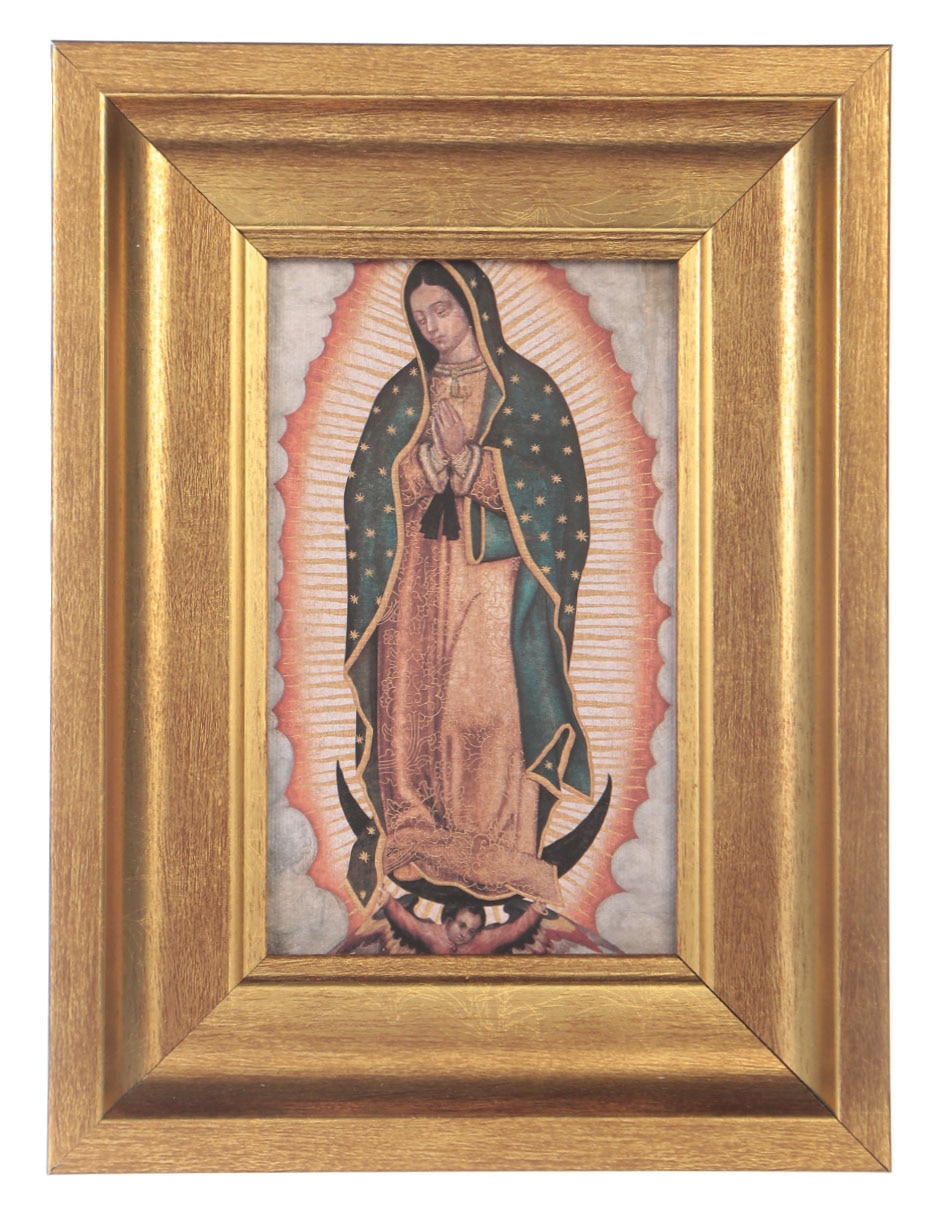 Retablo Virgen De Guadalupe técnica impresión Retablo Virgen De Guadalupe técnica impresión