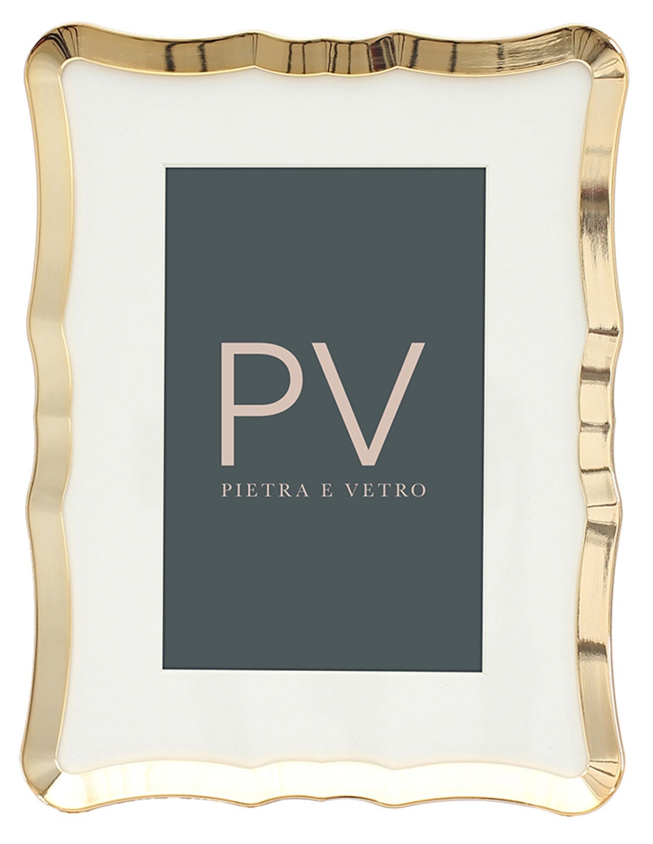 Portarretrato Pv Pietra E Vetro de acero para 1 foto