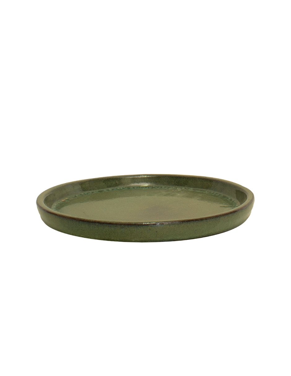 Plato para maceta de cerámica