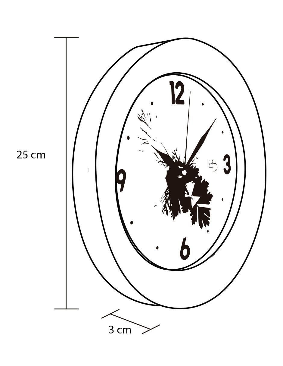 Reloj de pared de plástico 4