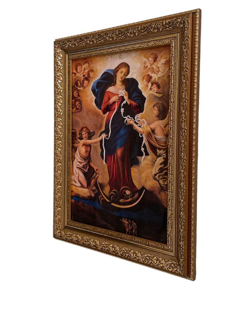 Cuadro Virgen Desatanudos técnica polioleo