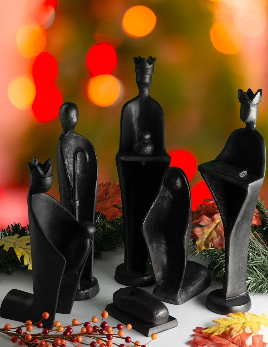 Figura decorativa de irregular de aluminio
