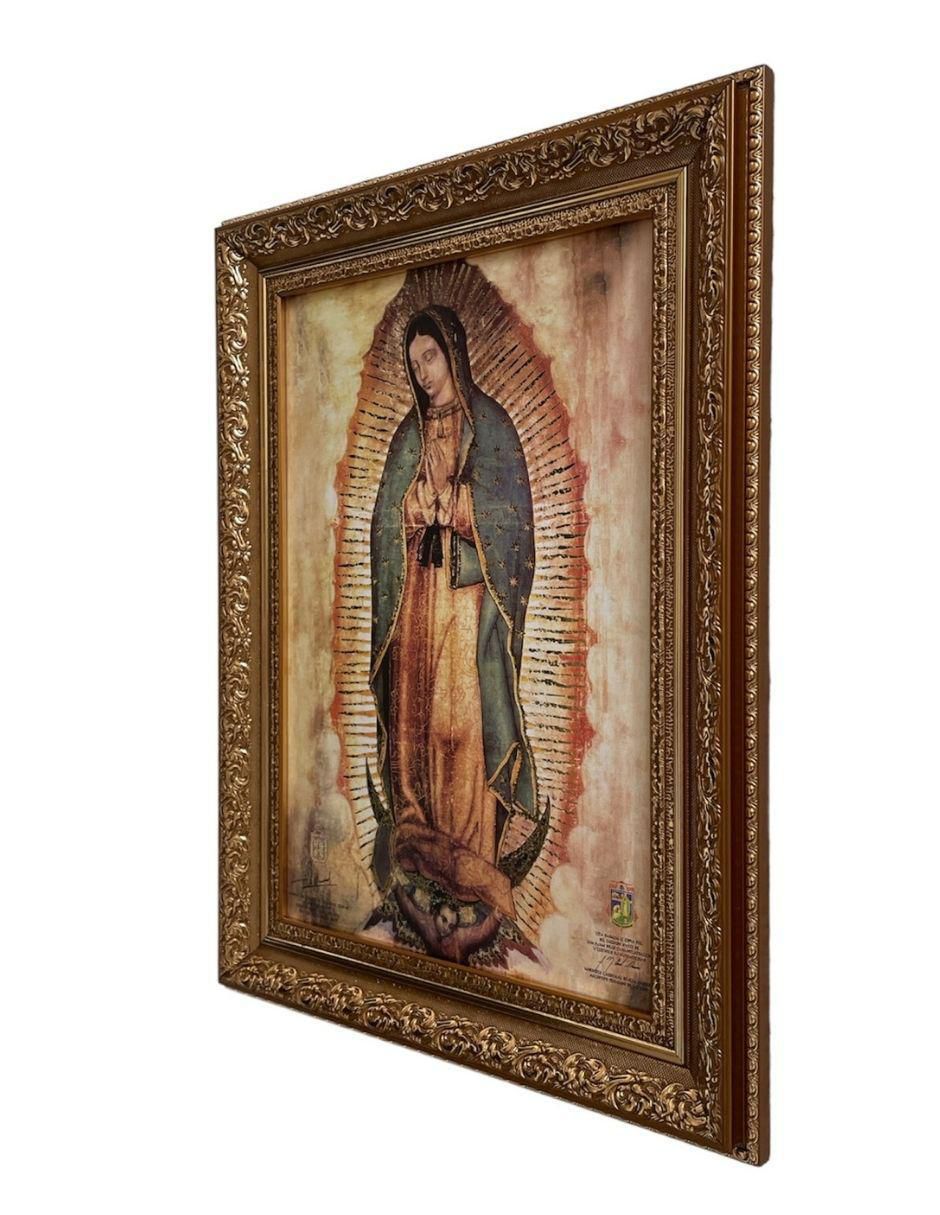 Cuadro Virgen De Guadalupe técnica polioleo