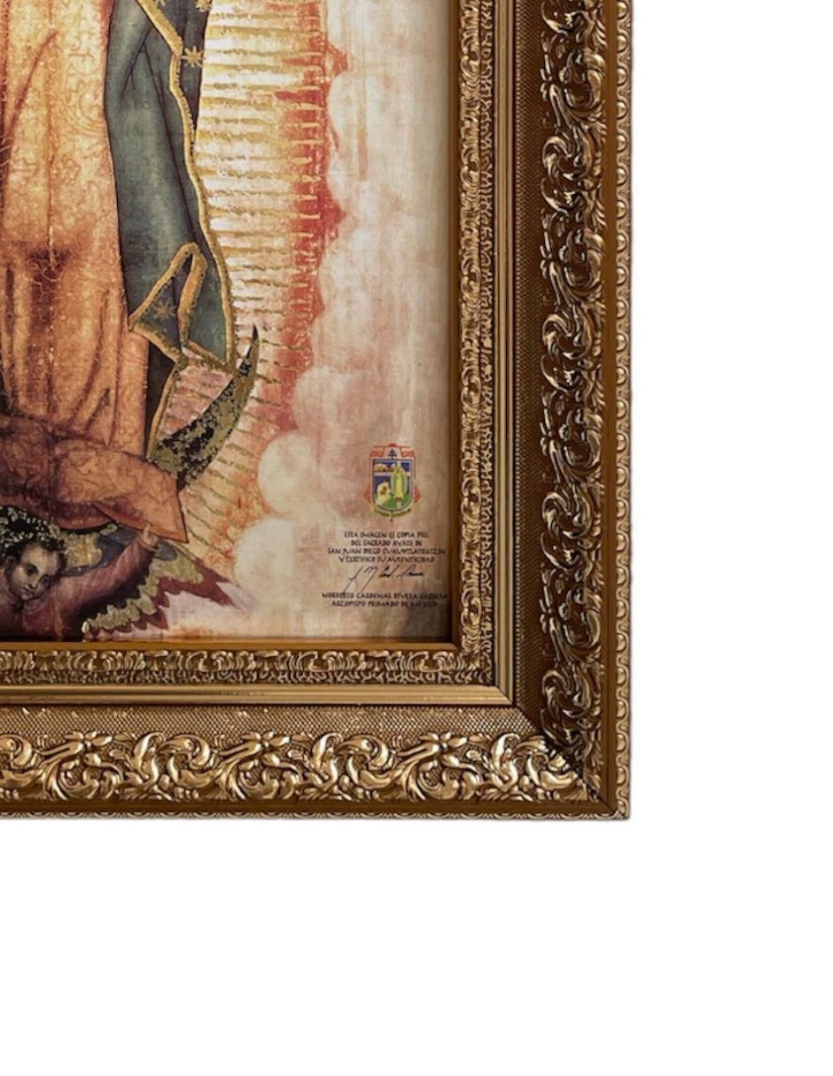 Cuadro Virgen De Guadalupe técnica polioleo