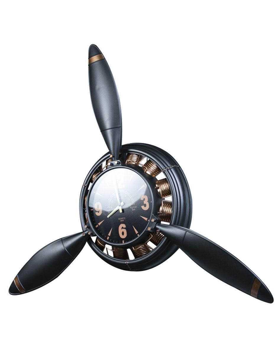 Reloj de pared de metal