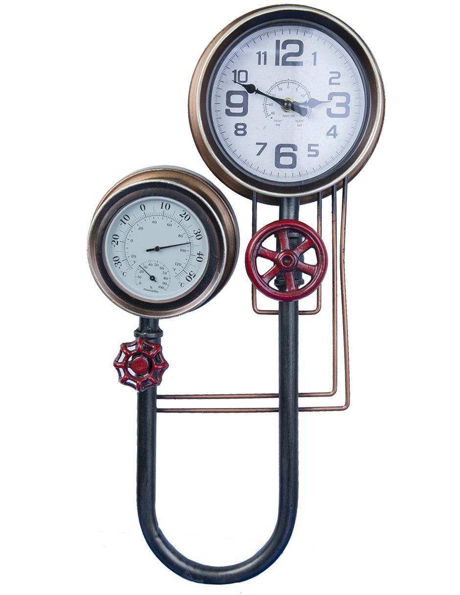 Reloj de pared de metal