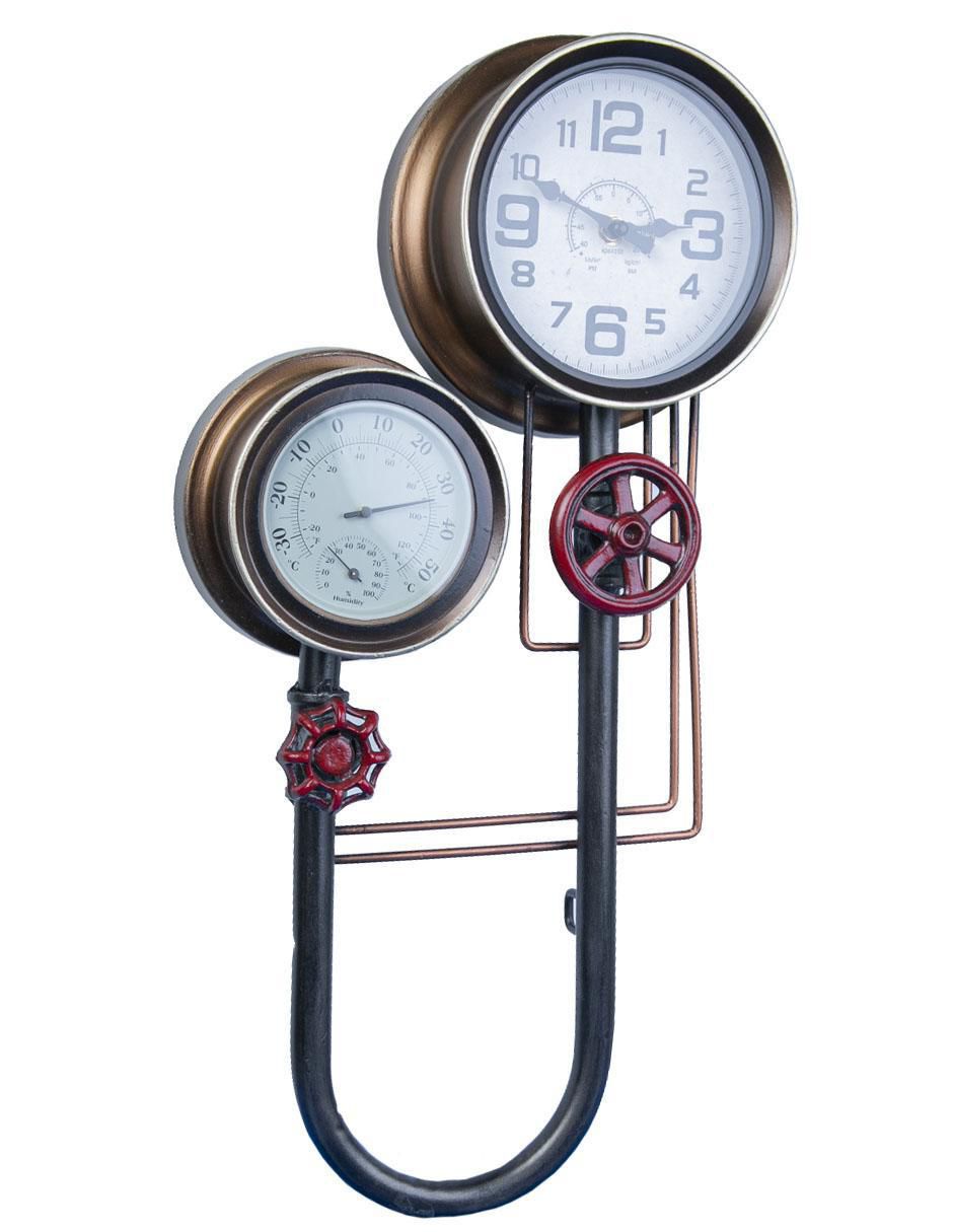 Reloj de pared de metal