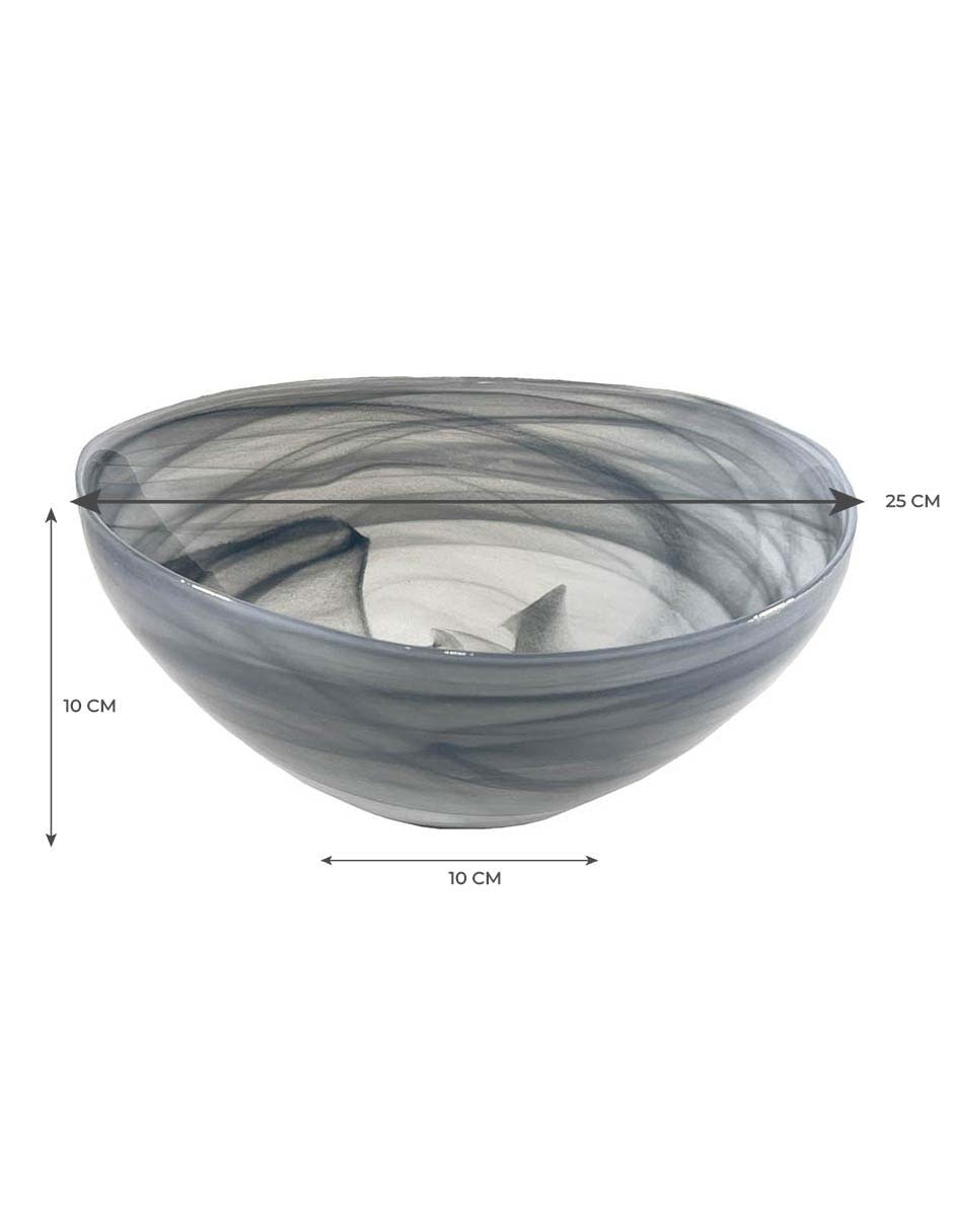 Bowl N Narrative Baum Brothers de vidrio
