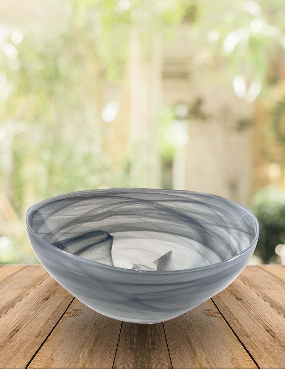 Bowl N Narrative Baum Brothers de vidrio