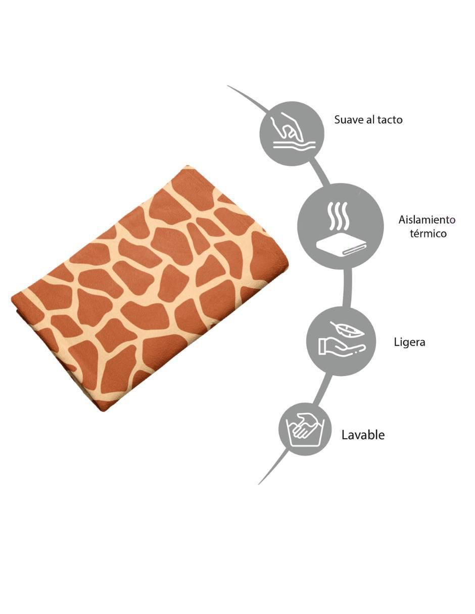 Frazada de tejido plano Animal Print Jirafa