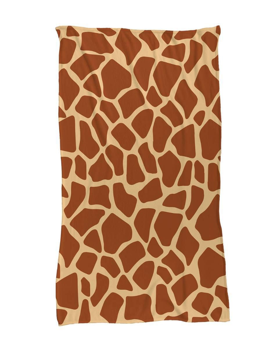 Frazada de tejido plano Animal Print Jirafa