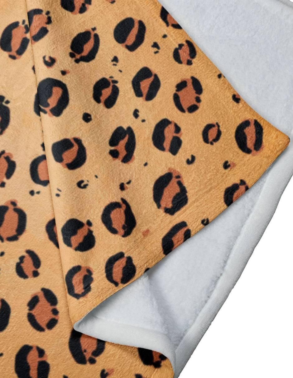 Frazada de tejido plano Animal Print Leopardo