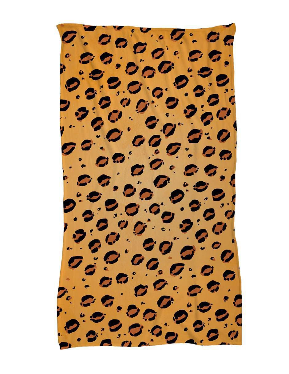 Frazada de tejido plano Animal Print Leopardo