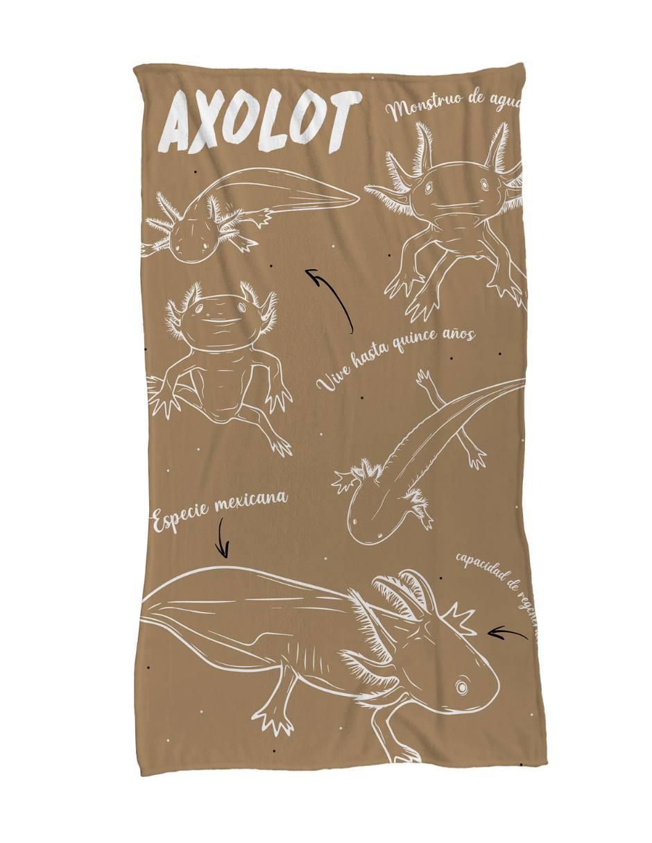 Frazada de tejido plano Axolot Ajolote Frazada de tejido plano Axolot Ajolote