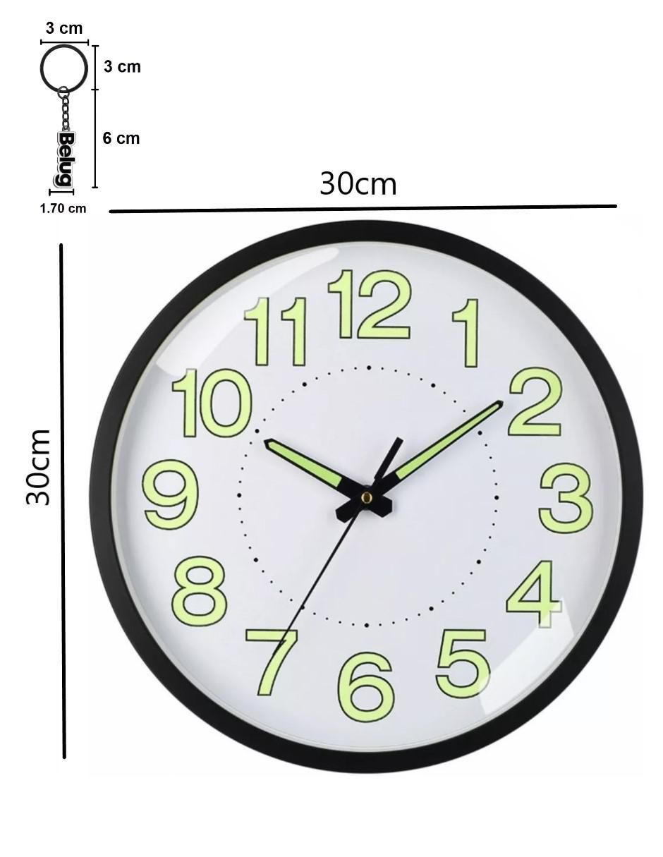 Reloj de pared de plástico 4