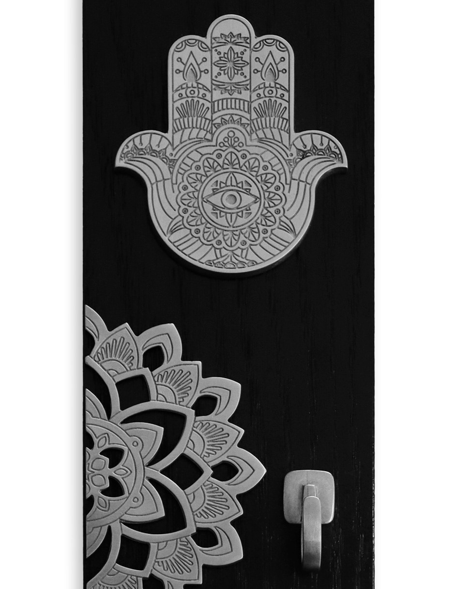 Figura de rectangular Portallaves de madera 2