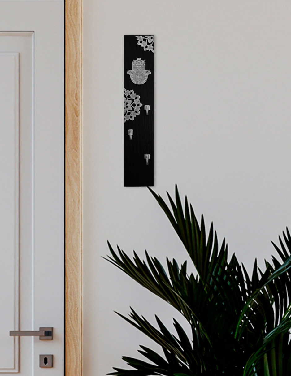 Figura de rectangular Portallaves de madera 3