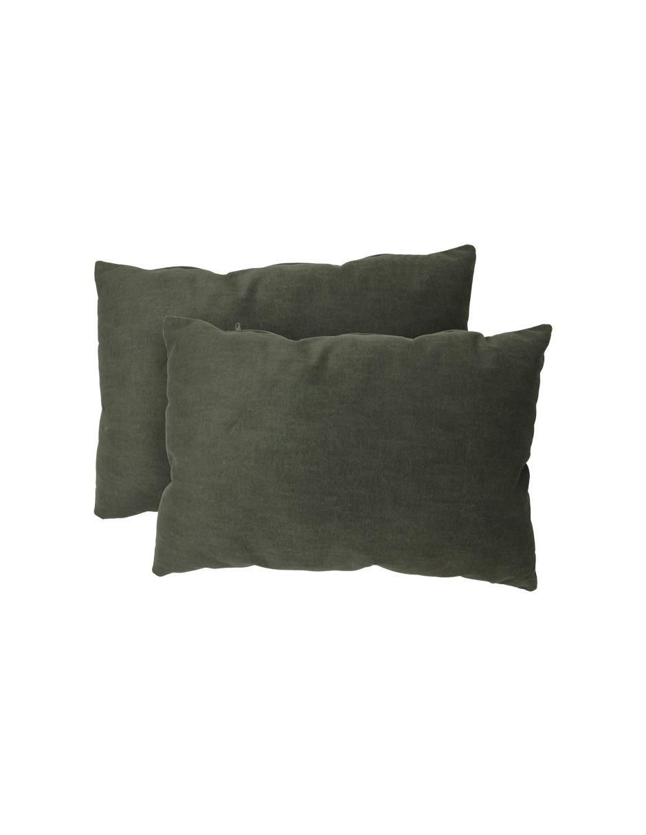 Set de cojín decorativo riñoneros velvet italia leaf