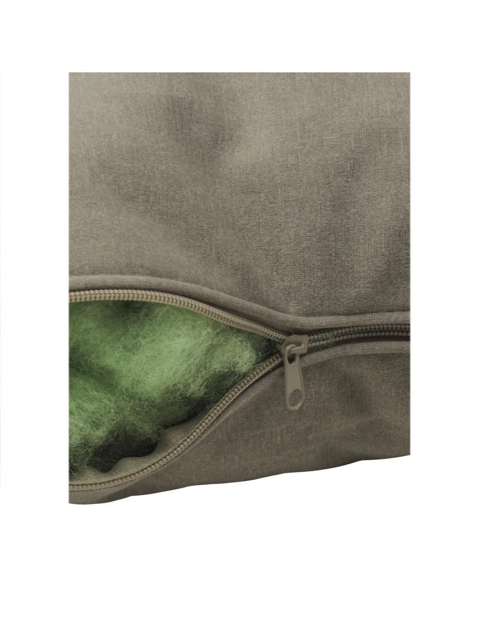 Set de cojín decorativo riñoneros velvet italia latte