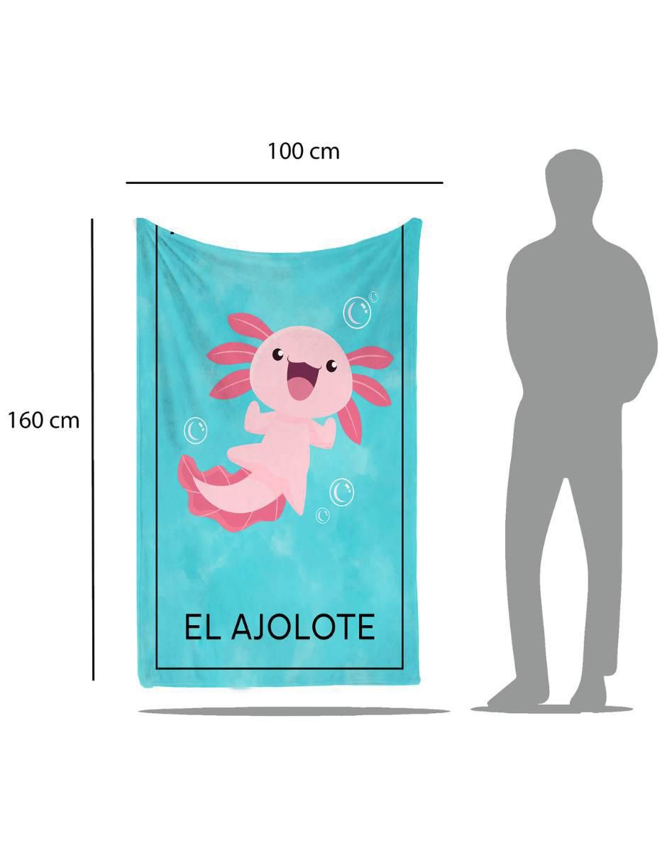 Frazada de tejido plano Lotería Ajolote 5