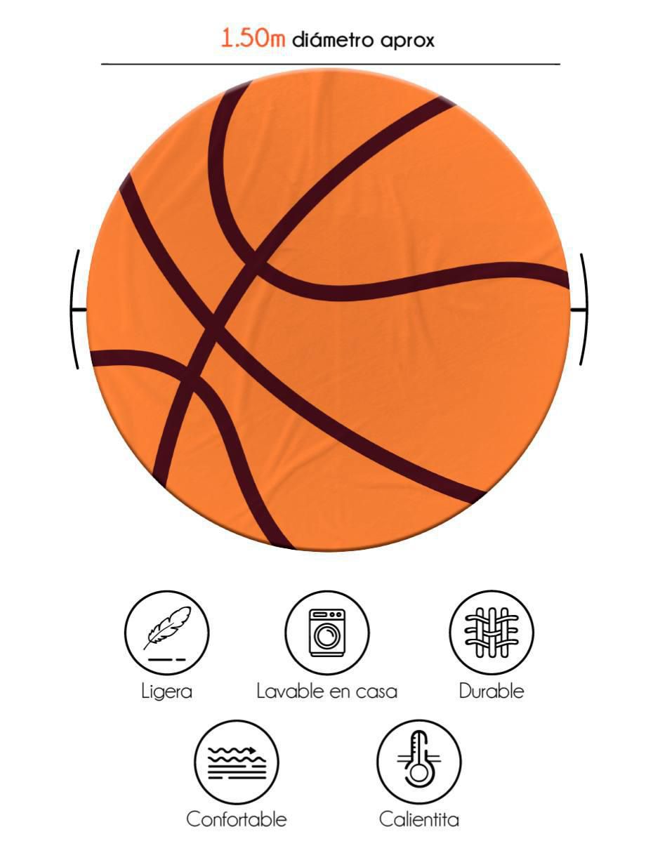 Frazada de tejido plano Balón De Basquetból 4