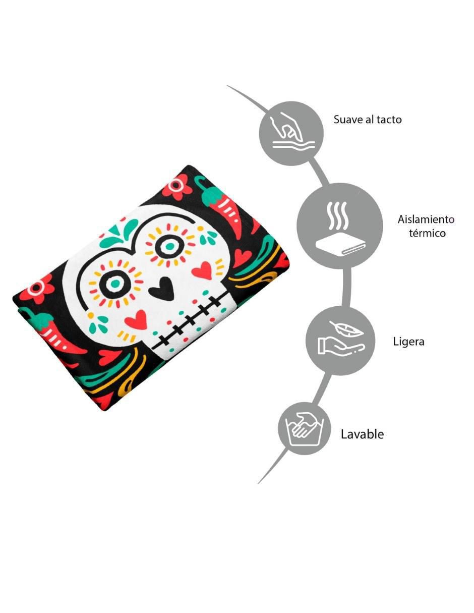 Frazada de tejido plano Calavera Méxicana unisex