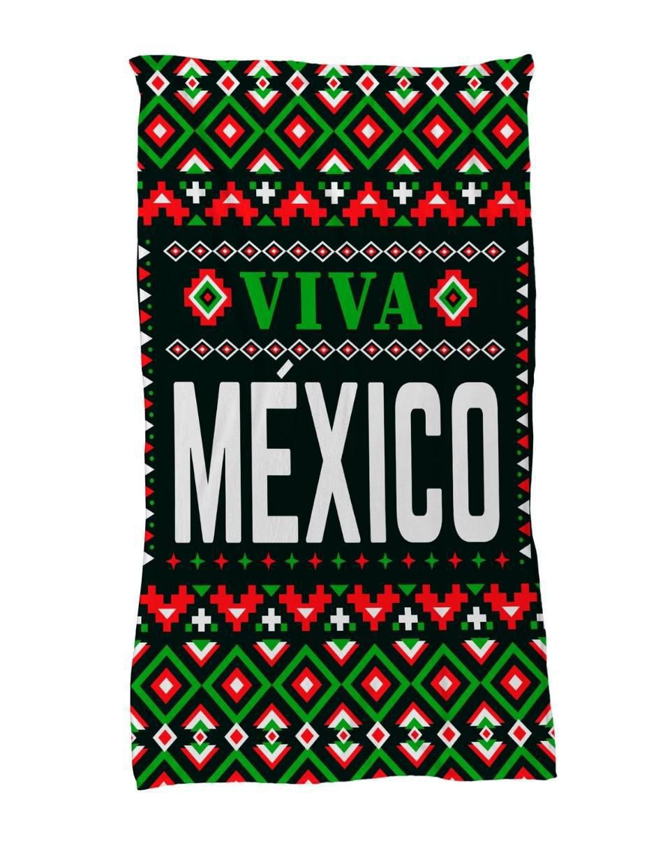Frazada de tejido plano Viva México Frazada de tejido plano Viva México