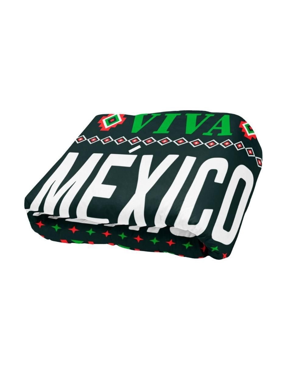 Frazada de tejido plano Viva México 2