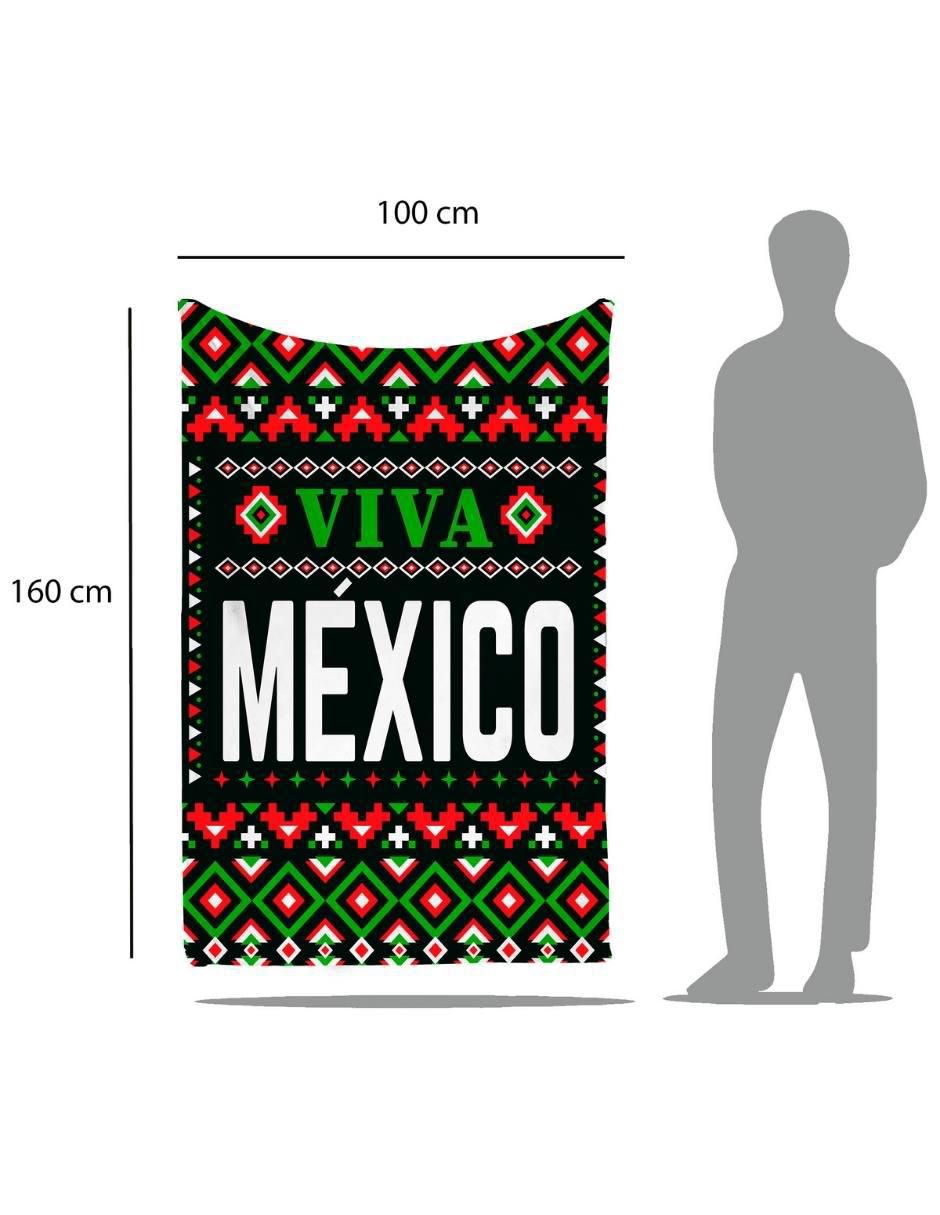 Frazada de tejido plano Viva México 4