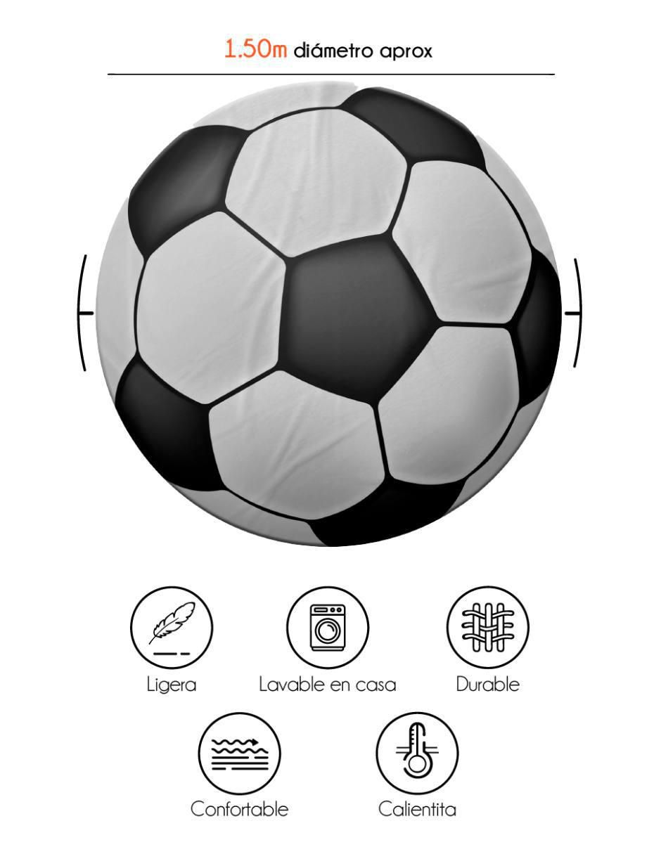 Frazada de tejido plano Balón De Futból 4