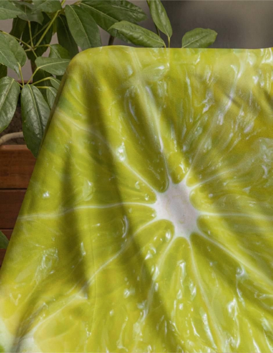 Frazada de tejido plano Frutas Limón 2