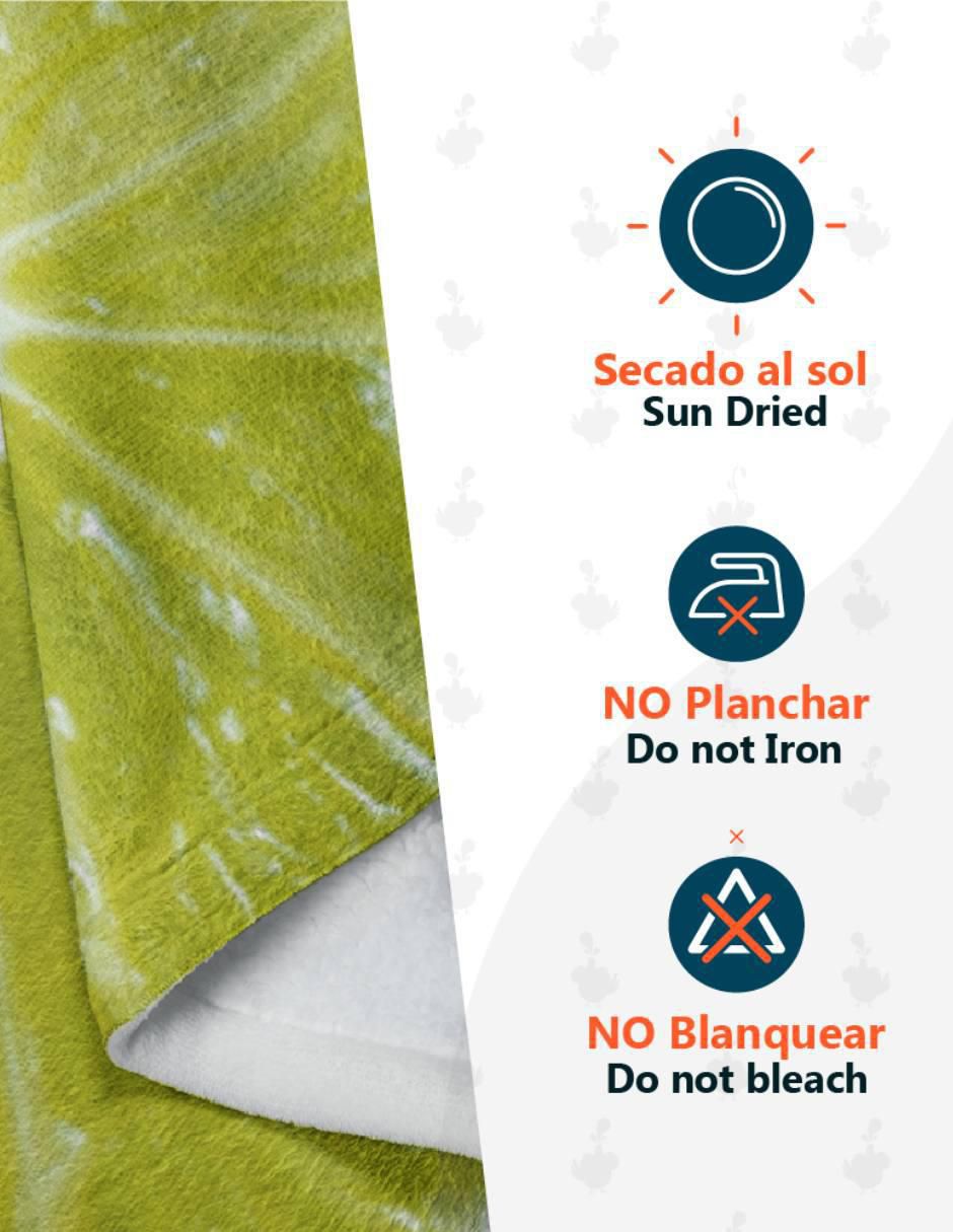 Frazada de tejido plano Frutas Limón 3