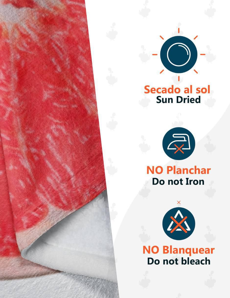 Frazada de tejido plano Frutas Toronja unisex