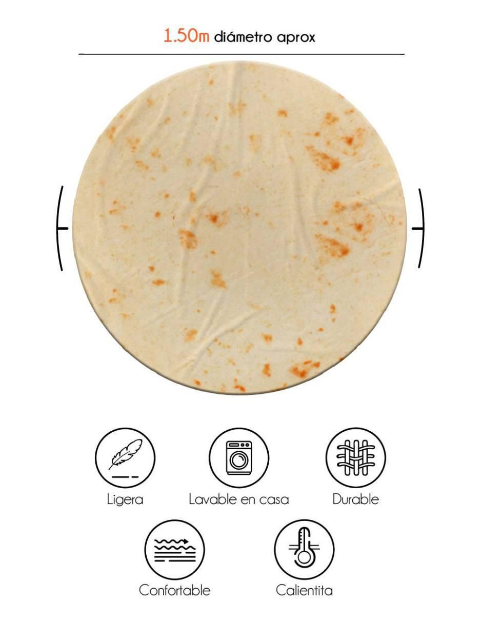 Frazada de tejido plano Tortilla Burrito De Harina