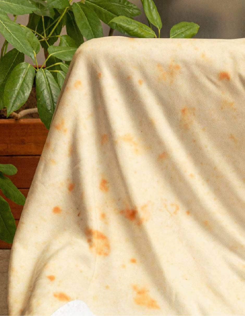 Frazada de tejido plano Tortilla Burrito De Harina