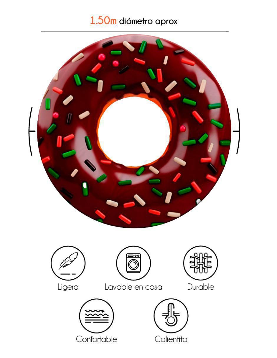 Frazada de tejido plano Dona De Chocolate 4