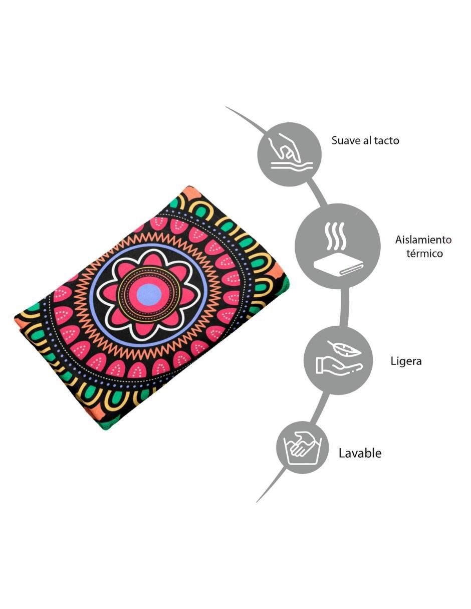 Frazada de tejido plano Mandala Mexicana 4