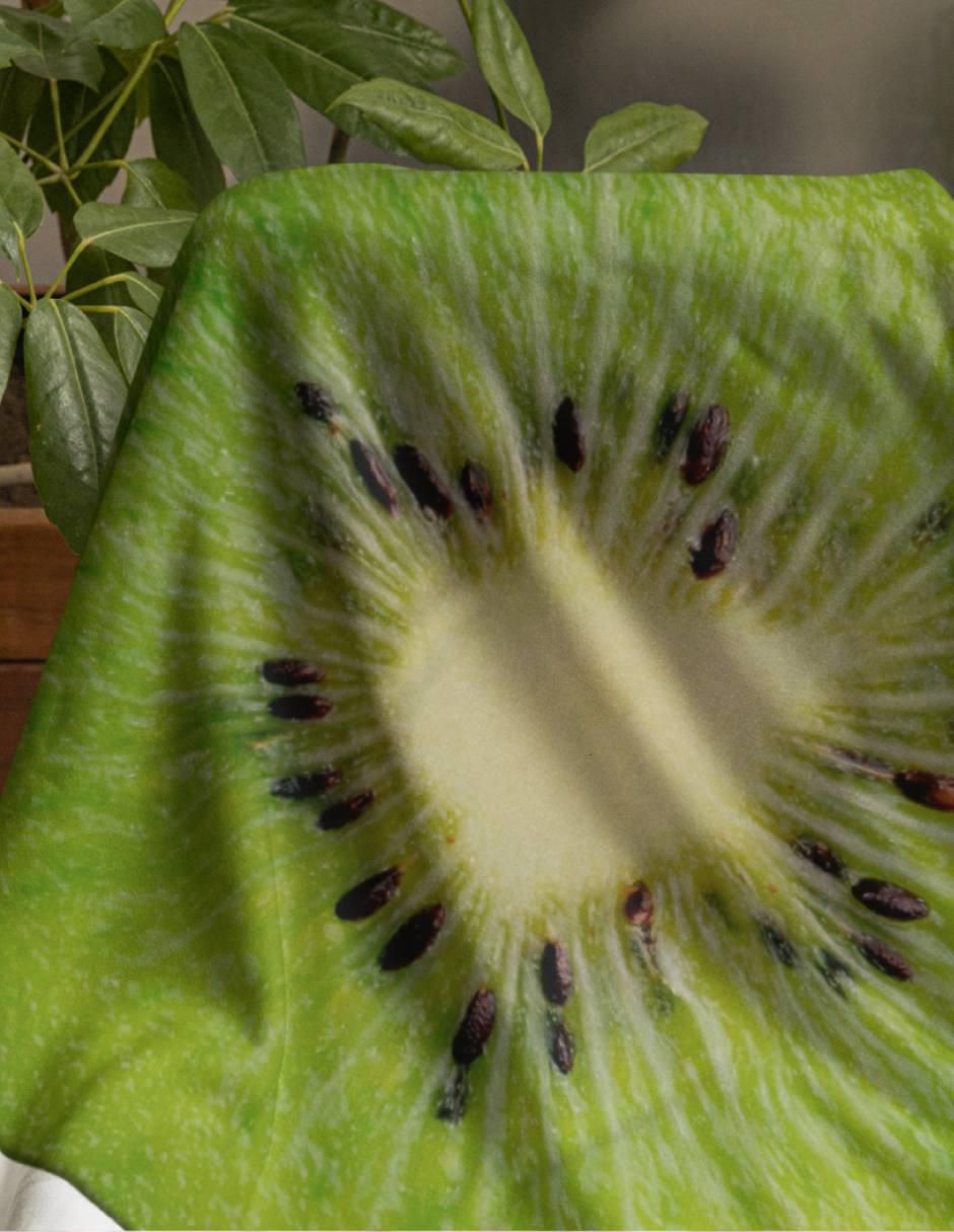 Frazada de tejido plano Frutas Kiwi 2